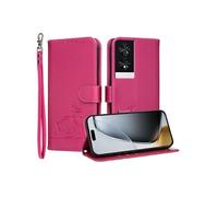 Etui à rabat pour TCL 40 NXTpaper 4G protection RFID, antichoc, fin, fermeture magnétique, portefeuille en cuir avec 3 emplacements pour cartes et