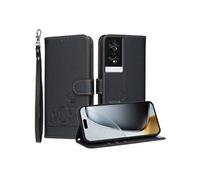 Etui à rabat pour TCL 40 NXTpaper 4G protection RFID, antichoc, fin, fermeture magnétique, portefeuille en cuir avec 3 emplacements pour cartes et