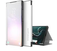 Étui à rabat pour téléphone Coque de protection complète pour Samsung Galaxy A12 Coque Design Clear View PC Window PC Smart Protective Shell Stand Cover pour Samsung Galaxy A12 / M12 5G Protection du