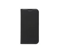 - Etui à rabat pour téléphone portable - cuir végan recyclé - noir - pour Samsung Galaxy S21 FE 5G