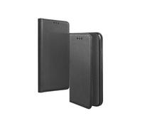 - Etui à rabat pour téléphone portable - magnétique, support - cuir artificiel - noir - pour Apple iPhone 15 Pro Max