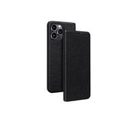 - Etui à rabat pour téléphone portable - porte-cartes intégré - synthétique - noir - pour Apple iPhone 15 Pro Max