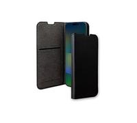 Etui Folio Wallet iPhone 15 Pro Support vidéo Noir - 65% Plastique recyclé Certifié GRS Bigben