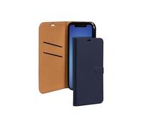 Folio Wallet iPhone 12 Pro Max Bleu Marine avec languette de fermeture Bigben