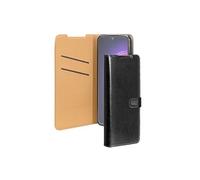 - Etui à rabat pour téléphone portable - synthétique - noir