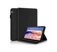 Etui FOXDOCK à rabat pour Xiaomi Redmi Pad SE 8.7 antichoc en relief avec support et emplacement pour carte-Marron