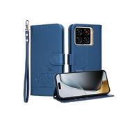 Etui à rabat pour ZTE Blade A56 protection RFID, antichoc, fin, fermeture magnétique, portefeuille en cuir avec 3 emplacements pour cartes et