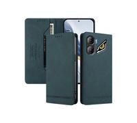 Etui à rabat pour ZTE Nubia Neo 3 protection RFID, étui portefeuille magnétique fin en cuir PU avec 2 emplacements pour cartes, compatible avec ZTE