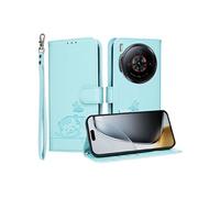 Etui à rabat pour ZTE Nubia Z60S Pro 5G protection RFID, antichoc, fin, fermeture magnétique, portefeuille en cuir avec 3 emplacements pour cartes et