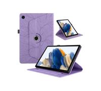Etui à rabat rotatif à 360° pour Samsung Galaxy Tab A9 , résistant aux chocs et doté d'un support vertical-Violet