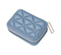 Étui à rouge à lèvres avec miroir portable pour sac à main pour filles cadeau de Nouvel An, Bleu, 10,5 x 7,5 x 3,5 cm, 10.5x7.5x3.5cm, comme description