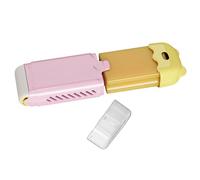Étui à savon de voyage avec rouleau, 7,5 x 3,8 x 17 cm, couvercle étanche, base à séchage rapide, pour salle de sport, randonnée, douche, camping, salle de bain