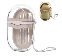 Étui À Savon De Voyage - Récipient À Savon De Voyage Étanche Avec Drainage, Support Avec Couvercle | Supports De Salle De Bain Pour École, Cuisine, Douche, Voyagee, Solide, Salle De Sport, Transport E