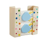 Étui à serviettes humides - À motifs, bac distributeur d'absorption magnétique, support adhésif pour mouchoirs | Lingettes pour chambre d'enfant, papier facial, essuie-mains, comptoir miroir de