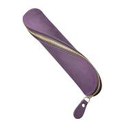 Étui a Stylo en Cuir,Etui Porte-stylo a Pochette a Crayons a Glissière pour Bureau de Travail Scolaire