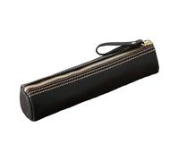 Étui À Stylos En Cuir Véritable À Fermeture Éclair Multi-compartiments Pour L'école Le Bureau Les Essentiels De Voyage Organisateur D'outils D'écriture En Cuir