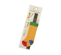 Étui à stylos en forme de chaussette colorée avec bande élastique réglable, pochettes polyvalentes pour porte-stylo pour carnet de notes, planificateur de journal, conteneur de fournitures