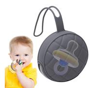 Étui à Sucette, Étui à Sucette en Silicone pour Bébé | Boîte à tétine pour bébé - Étui à tétine à fermeture éclair pour tétines, anneau de dentition, écouteurs, clés USB