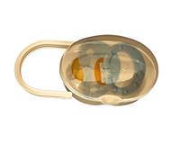 Étui à Sucette | Étui de Rangement pour tétine de Voyage - Boîte à tétine Transparente pour Voyage, Accessoires multifonctionnels pour tétine, 12 x 6 x 4,5 cm