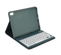 Étui à Tablette pour A16 11th 10th Generation Case, Couvercle de Clavier 10,9 Pouces avec Un Clavier Détachable rétro-éclairé de 7 Couleurs, Un Boîtier Protection la Tablette (Green)