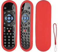 Étui À Télécommande En Silicone Compatible Avec Sky Q Tv Box Télécommande Housse De Protection Antichoc Avec Un Cordon (Rouge)[TEL9121987]