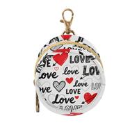 Étui à tétine avec cœur rouge pour bébé, porte-monnaie, porte-clés, essentiels pour bébé