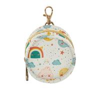 Étui à tétine avec motif nuages, lune, étoile, arc-en-ciel, mignon, nouveau-né, fille, porte-monnaie, porte-monnaie, accessoires de voyage
