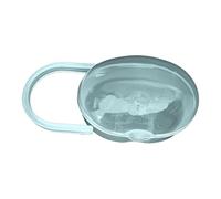 Étui à tétine - Porte-tétine transparent | Porte-tétine multifonction, porte-tétine anti-poussière, sac de transport de tétine, étui de rangement en plastique pour les voyages, les courses, bleu, Voir