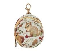 Étui à tétine pour bébé avec motif écureuil de dessin animé aquarelle