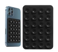 Étui à ventouse - Support pour smartphone - Un type de colle peut être fixé aux miroirs et aux parois de douche - Excellente stabilité comme support pour selfies et observation vidéo, parfait pour