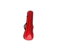 Étui À Violon 4/4 Pleine Grandeur, Boîte De Rangement Pour Violon En Fibre De Carbone Avec Hygromètre Et Doubles Bretelles, Étanche Et Résistant À L'Usure,Rouge,1/2