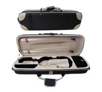 Étui à violon Coffret professionnel for violon 4/4 avec hygromètre, toile noire
