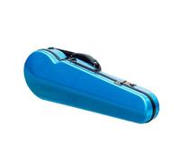 Étui à violon Étui for violon 4/4 multicolore, léger et hybride en fibre de carbone, avec fermeture par mot passe, sac for partitions(Blue)