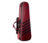 Étui à violon Étui for violon en toile imperméable avec pochette for partitions, verrouillage par mot de passe, taille 4/4(Red)