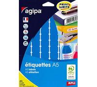 Etui A5 720 étiquettes bleus 16x22 Agipa