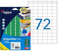 Etui A5 720 étiquettes vertes 16x22 Agipa