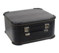 Alpenklang Valise pour Harmonica/Accordéon 48 Basses - Luxe, Noyau en Bois | Valise de transport pour harmonicas 4 rangées ou accordéons 48 basses, Revêtement en similicuir noir, Verrouillable, Poids: 4