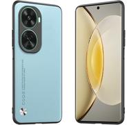 Étui Adapté À Huawei Nova 12 Se/Huawei Nova 11 Se 6.67"" , Housse Coque En Cuir Métallique De La Série Code - Bleu Clair