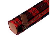 Etui Aig Tricot Marron Rouge