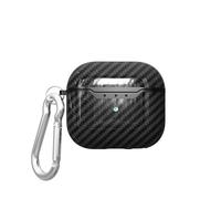 Étui Airpods 3 2021, housse de protection pour écouteurs Apple, Texture Funda, sacs de chargement pour écouteurs, boîte avec crochet
