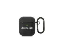 Étui AirPods AMG en cuir noir
