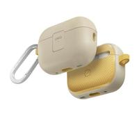 Étui AirPods Pro 2 UNIQ Clyde Lock Beige-Jaune
