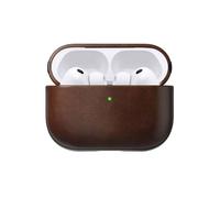 Étui AirPods Pro 3 - NOMAD - Modern Cuir Horween - Brun rustique - Recharge sans fil MagSafe - Cuir pleine fleur