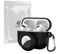 Étui AirPods Pro - 4TechGoods - Porte-clés Airtag - Design classique - Mousqueton inclus