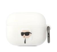 Étui AirPods Pro blanc 3D Karl Lagerfeld Karl Head