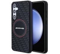 CG Mobile Coque AMG AMHMS24S23SMRK pour S24 S921 - Hardcase silicone noir motif carbone