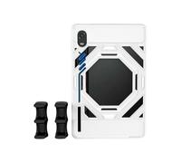 Étui amovible pour tablette Blanc | Coque arrière ouverte en TPU souple avec coins renforcés pour les jeux portables et le transport quotidien