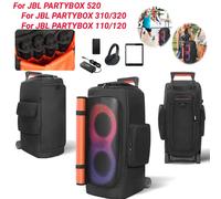 Étui anti-poussière pour haut-parleur Portable avec poche pour micro, pour JBL PARTYBOX 310 320 520 710, sac de rangement pour haut-parleur, housse de transport pour haut-parleur de fête JBL 110 120