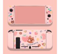 Étui antichoc élégant pour Switch, joli motif en TPU, compatible avec le dock et offrant une protection complète à votre appareil. Excellente