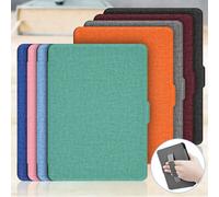 Étui antichoc en lin pour Kobo Clara HD 2018, support à main, housse Mars Smart Folio, ultra mince, veille et réveil automatiques, 6 pouces Light Blue